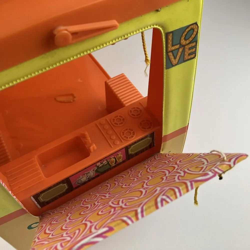 Vintage Mattel 1970 Barbie Country Camper /w Accessories & Original Box